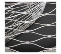 Grillage métallique en acier inoxydable 10 cm/1,5 mm, filet de sécurité pour jardin, 1 x 24 m, anti-chute, filet en métal durable pour une utilisation en extérieur