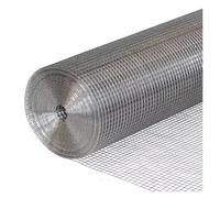 Grillage métallique en acier inoxydable 304 13 mm/1 mm pour l'agriculture avicole 0,5 x 25 m Grille de jardin durable pour nouvelles plantes et enclos de bétail