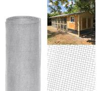 Grillage métallique en acier inoxydable 8 mailles 1 x 15 m Filet filtrant fin pour clôture de lapin Grille métallique durable pour jardin Panneau en maille métallique robuste pour la sécurité et la