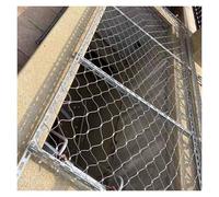 Grillage métallique en acier inoxydable, barrière anti-chute de 1,5 mm pour balcon, clôture de sécurité décorative de 0,6 x 9 m, grille de 8 cm pour projets de bricolage en plein air