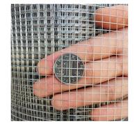 Grillage métallique en acier inoxydable - Filet multifonctionnel de 6 mm pour volaille 1 x 14 m (3,3 x 45,9 ft) Grille durable pour poulaillers et cages