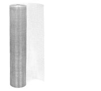 Grillage métallique soudé robuste de 1,27 cm - Tissu polyvalent pour clôtures de poulailles, clôtures de jardin, barrière pour animaux, facile à couper et à installer