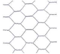 Grillage métallique triple torsion - NORTENE - Galvanex 19 - 0 50 x 5 m - Acier galvanisé - Gris