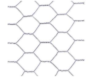 Grillage métallique triple torsion - NORTENE - Galvanex 19 - 0 50 x 5 m - Acier galvanisé - Gris