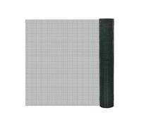 Grillage plastifié à mailles carrées 1m x 10 m,mailles 16 x 16 mm 140434
