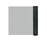 vidaXL Grillage plastifié 1 m x 10 m 140434 – Mailles 16 x 16 mm – Vert
