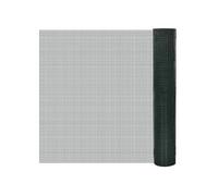 vidaXL Grillage plastifié à mailles carrées 1 m x 10 m, mailles 25 x 25 mm