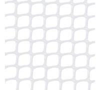 Grillage plastique maille 2 cm - blanc - 1 x 25 m CUADRANET