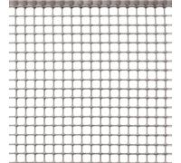 Grillage Plastique Maille Carrée 10 mm, Filet de Protection Multi-Usages - Couleur et Longueur au Choix - h m 1x15 Argente'