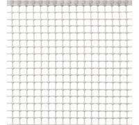 Grillage Plastique Maille Carrée 10 mm, Filet de Protection Multi-Usages - Couleur et Longueur au Choix - h m 1x15 Blanc