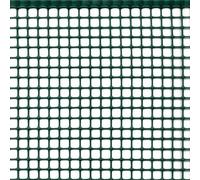 Grillage Plastique Maille Carrée 10 mm, Filet de Protection Multi-Usages - Couleur et Longueur au Choix - h m 1x10 Vert