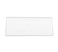 Grillage pour Barbecue 24,4x10,2 pouces, coin arrondi en acier inoxydable, grille de gril en acier inoxydable largement utilisée pour le Camping
