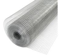 Grillage pour plantes et animaux Grillages pour enceintes et clôtures Idéal pour le jardin volières poulaillers clapiers etc Longueur de rouleau: 25 m Hauteur 100 cm Mailles 19x19mm Chaud Galvanisé