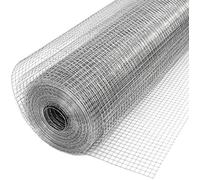 Grillage pour plantes et animaux Grillages pour enceintes et clôtures Idéal pour le jardin volières poulaillers clapiers etc Longueur de rouleau: 20 m Hauteur 100 cm Mailles 12x12mm Chaud Galvanisé