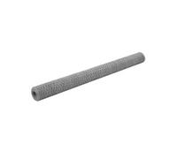 vidaXL Grillage pour volière Acier galvanisé 25 x 1,5 m Argenté