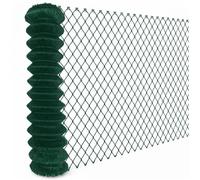 Grillage simple torsion plastifié pour clôture de jardin - 20 m x 1.8 m - Maille 5 x 5 cm - Diam 2.1 mm - Vert - Linxor