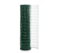 Grillage soudé en rouleau H1m80 x L25m fil 2.5mm maille 100x50 mm Vert