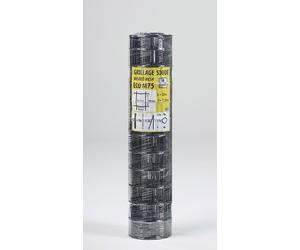 Grillage soudé plastifié M75 - Gris - 1 x 25 m