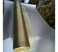 Grillage tissé en fil de cuivre fin, Tissu jaune tissé 1 m x, maille 20-180(40mesh 1x1m)