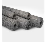 Grillage Triple Torsion - protéger Votre Jardin,Galvanisé,Maille hexagonale,Maille 13 mm, 100 cm x 25 m