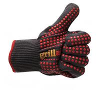 Grillaholics Barbecue Gants, Top Cuisson Gants en Barbecue Griller Accessoires, 500 °C résistant à la Chaleur avec Thermomatrix Coque en Silicone, Protégez Vos Mains avec Barbecue Four Mitaines