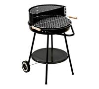 Grillchef 74602 Barbecue Chariot à Charbon Rond Acier Bleu 60 x 83,5 x 66 cm