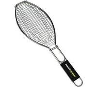 Cook'in Garden - Grille Barbecue Spéciale Poisson, Dimensions 15 x 31 cm, Acier Galvanisé Résistant, Manche Soft Touch Ergonomique, Compatible Multi-Marques