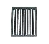 Grille 18x22 CM Rouge Carmin Carré à Cendre Rouille Du Panneau Fonte
