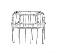 Grille à brochettes en acier inoxydable pour friteuse Airfryer 15,5 cm | Circulation de l'air à 360°, résultats croustillants, chaleur uniforme, pas besoin de retourner, parfait pour les kebabs