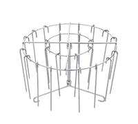Grille à Brochettes pour Air Fryer,Grille Barbecue Verticale Inox | Grille Verticale Accessoire Multifonction Pour Bacon Poulet Barbecue
