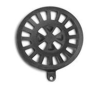 Grille à cendres pour poêles à cheminée Cosmo de Jydepejsen - fonte - dimensions d'encastrement parfaitement adaptées