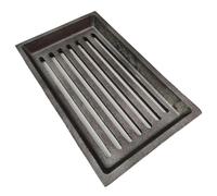 Grille à cendres pour poêles à cheminée Island Aqua de Justus - fonte - dimensions d'encastrement parfaitement adaptées