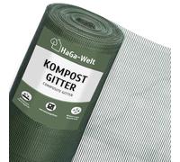 Grille à Compost HaGa 0,8m x 10m - Plastique de Haute qualité pour Les déchets & Le Recyclage - Taille Pratique pour composteurs, composteurs Rapides & thermocomposteurs