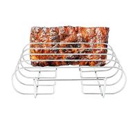 Grille À Côtes Barbecue 4 Emplacements Pratique Grand Support Vertical Pour