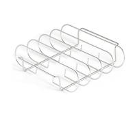 Grille À Côtes En Acier Inoxydable - Support De Gril Vertical À 4 Fentes, Grille À Côtes En Acier Inoxydable | Support De Grillage De Viande Pour La Cuisine À Domicile Pique-nique Camping En Plein Air