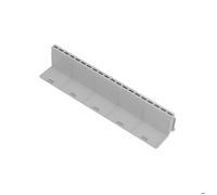 Grille à fente PVC gris série 100 - 100x500mm hauteur 90mm