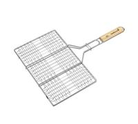 Grille à hamburger BARBECOOK - Pour 6 hamburgers - Grille chromée 35x23 cm