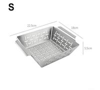 Grille à Légumes Compatible pour weber Grille à Légumes Compatible((small)) | Acier inoxydable réutilisable, compatible pour weber, maille fine, 35x31x5.5cm, lavable