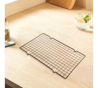 Grille à pain en acier inoxydable avec pieds surélevés pour plus de stabilité, grille en maille métallique anti-goutte compatible avec la cuisson au four, le gril et le rôtissage (A)