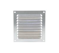 Grille à persienne 436 200 x 200 mm - anodisé argent - 42002001