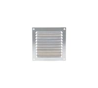 Grille à persienne 436 250 x 250 mm - anodisé argent - 42502501