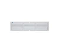 Grille à persienne 436 400 x 100 mm époxy blanc NR RAL 9010