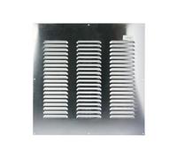 Grille à persienne 436 500 x 500 mm - anodisé argent - 45005001