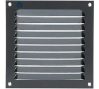 Grille à persienne 436 150x150mm anodisé argent - RENSON - 41501501
