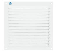 Grille à persienne 436 largeur 200mm hauteur 200mm anodisé argent - - 8331