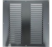 Grille à persienne 436 largeur 200mm hauteur 200mm anodisé argent - RENSON - 8331 Argent G