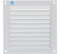 Grille à persienne 436 150 x 150 mm époxy blanc NR RAL 9010
