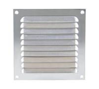 Grille à persienne 436 RENSON 500 x 500 mm - anodisé argent - 45005001