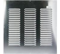Renson Grille 436 500x500 mm Anodisé argent Surface libre 28%