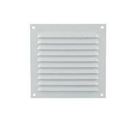 Grille à persienne moustiquaire 436M 150 x 150 mm - Blanc - 44415156